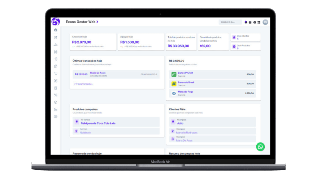 Transforme sua Gestão com o Econs Gestor Web